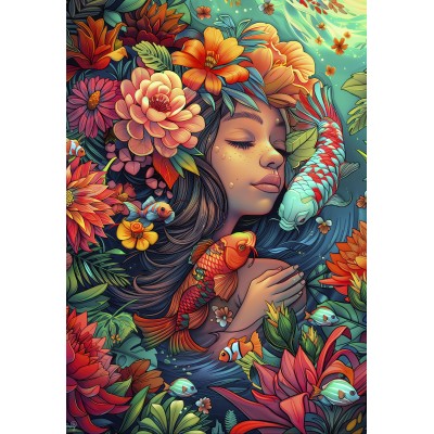 Puzzle Grafika-F-33398 Eden Cove – Mahlia