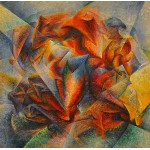 Puzzle  Grafika-F-33445 Umberto Boccioni: Dinamismo di un ciclista è un dipinto, 1913