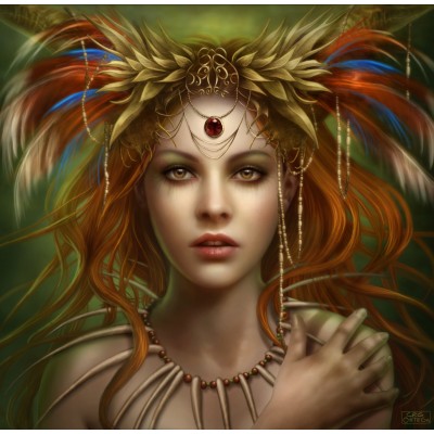 Puzzle  Grafika-F-33464 Tribal Goddess