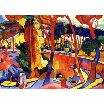 Puzzle Grafika-F-33663 André Derain - Brücke über den Riou