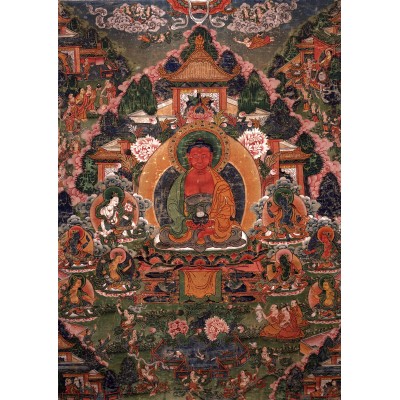 Puzzle  Grafika-T-00600 Buddha Amitabha in His Pure Land of Suvakti