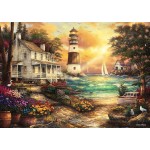 Puzzle  Grafika-T-00708 Chuck Pinson - Cottage by the Sea