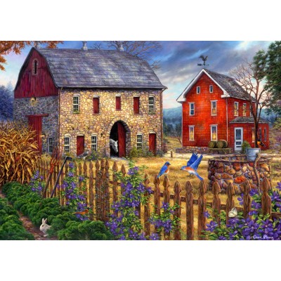 Puzzle  Grafika-T-00740 Chuck Pinson - The Bluebirds' Song