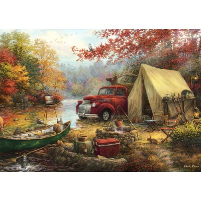 Puzzle Grafika-T-00777 Chuck Pinson - Share the Outdoors