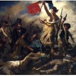 Puzzle  Grafika-T-02285 Eugène Delacroix: Die Freiheit führt das Volk, 1830