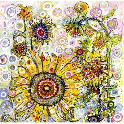 Puzzle  Grafika-T-02387 Sally Rich - Sunflowers
