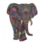 Harmandi-Puzzle-90031 Holz Puzzle - Der Kaiserliche Elefant