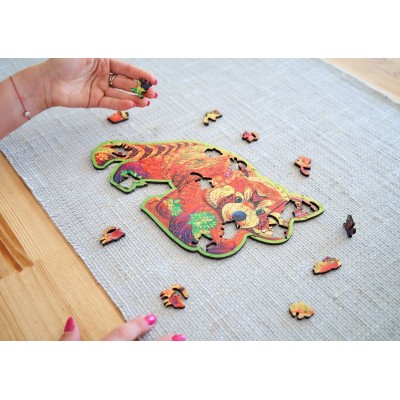  Harmandi-Puzzle-90581 Holzpuzzle - Roter Panda