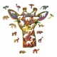 Holzpuzzle - Die Lustige Giraffe