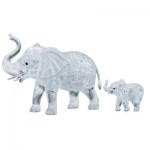  HCM-Kinzel-59176 3D Crystal Puzzle - Elefantenpaar