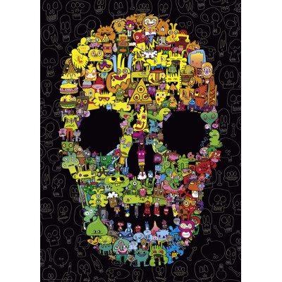 Puzzle  Heye-29850 Jon Burgerman - Doodle Skull