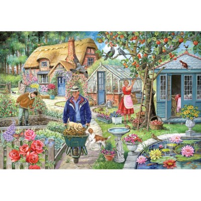Puzzle  House-Of-Puzzles-HP0248 Nr.1 - Im Garten