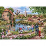 Puzzle  House-Of-Puzzles-HP0584 Hundepaddeln