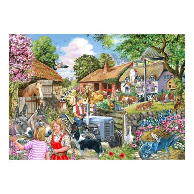 Puzzle  House-Of-Puzzles-HP0596 XXL Teile - Am Hoftor