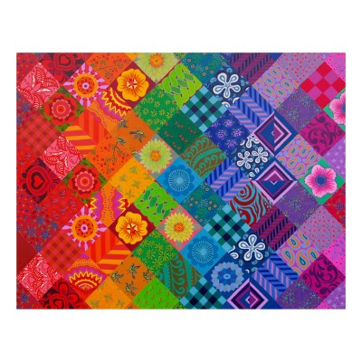Puzzle  House-Of-Puzzles-HP0709 Regenbogen-Patchwork