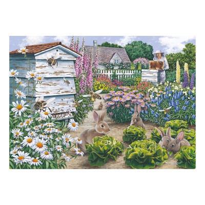 Puzzle  House-Of-Puzzles-HP0753 Honigsüße Häschen