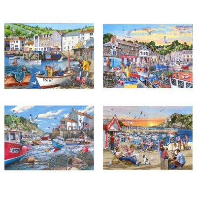  House-Of-Puzzles-HP0768 4 Puzzles - Am Hafen