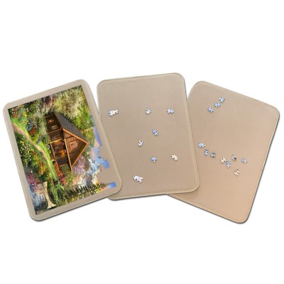  Jig-and-Puz-80014 3 Tabletts für Puzzle - 3 x 500 Teile