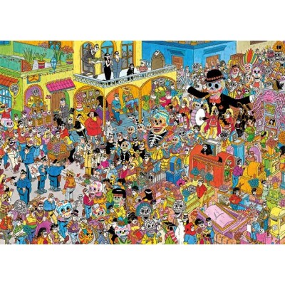 Puzzle Jumbo-00614 Dia de Los Muertos