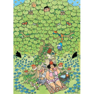 Puzzle Jumbo-20090 Jan Van Haasteren - Snack Under the Enchanted Tree