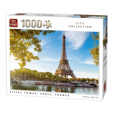 Puzzle King-Puzzle-05661 Eiffelturm, Paris