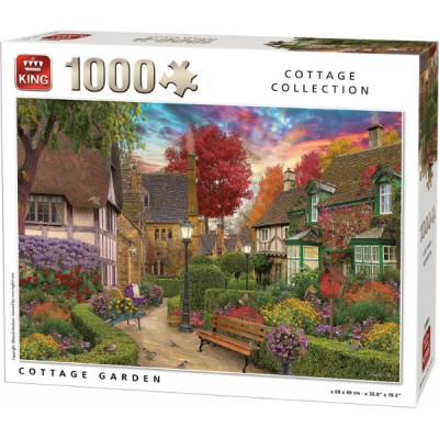 Puzzle King-Puzzle-55955 Cottage Garden