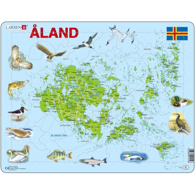  Larsen-A12-SE Rahmenpuzzle - Âland-Inseln