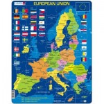  Larsen-A39-GB Rahmenpuzzle - European Union (auf Englisch)