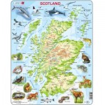  Larsen-A41-GB Rahmenpuzzle - Scotland Topographic Map (English)