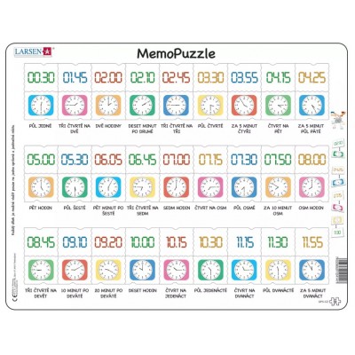 Larsen-GP5-CZ Rahmenpuzzle - MemoPuzzle (auf Tschechisch)