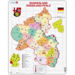  Larsen-K26-DE Rahmenpuzzle - Bundesland: Rheinland-Pfalz