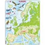  Larsen-K70-GB Rahmenpuzzle - Europa (auf Englisch)