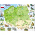  Larsen-K98-PL Rahmenpuzzle - Polen (auf Polnisch)