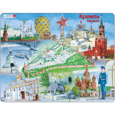 Larsen-KH14 Rahmenpuzzle - Der Kreml