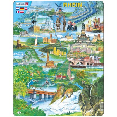  Larsen-KH8-DE Rahmenpuzzle - Der Rhein