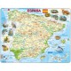 Rahmenpuzzle - Karte von Spanien (auf Spanisch)