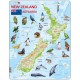 Rahmenpuzzle - New-Zealand Physical With Animals (Text in englischer Sprache)