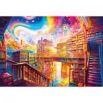 Puzzle  Magnolia-8605 Library City - Elif Hürdoğan Special Edition