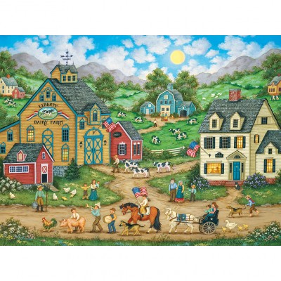 Puzzle Master-Pieces-31836 Liberty Farm Parade