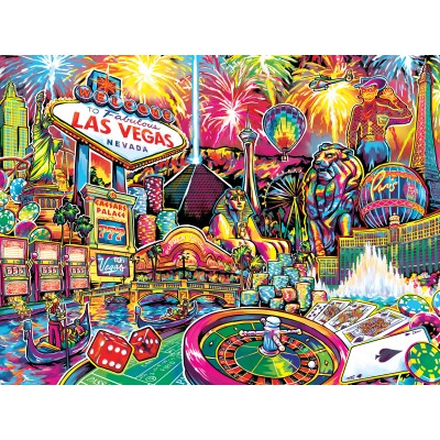 Puzzle Master-Pieces-32025 Travel Collages - Las Vegas