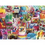 Puzzle  Master-Pieces-32037 XXL Teile - Fancy Cakes