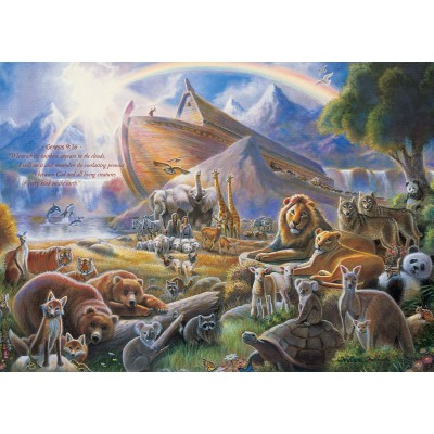 Puzzle  Master-Pieces-32078 Inspirational Noah's Ark