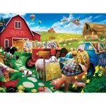 Puzzle  Master-Pieces-32106 XXL Teile - Quilt Country