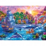 Puzzle  Master-Pieces-32121 XXL Teile - Tropics Paradise Found
