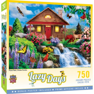 Puzzle  Master-Pieces-32162 Floral Falls