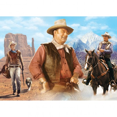 Puzzle Master-Pieces-33639 John Wayne - On the Trail