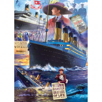 Puzzle  Master-Pieces-60344 Titanic Collage