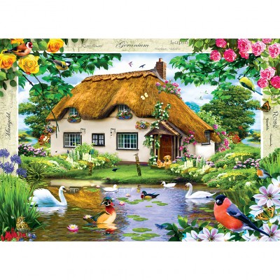 Puzzle Master-Pieces-71404 Swan Cottage