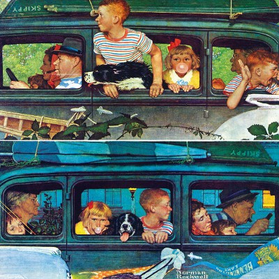 Puzzle  Master-Pieces-71508 Norman Rockwell: Coming and Going
