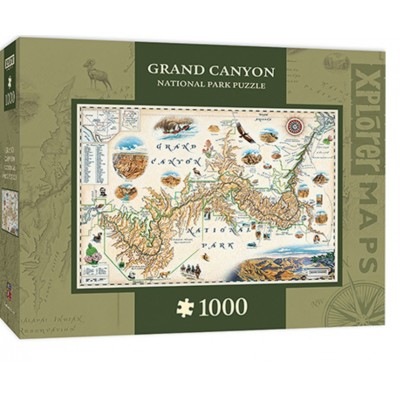 Puzzle  Master-Pieces-71702 Xplorer Maps - Grand Canyon